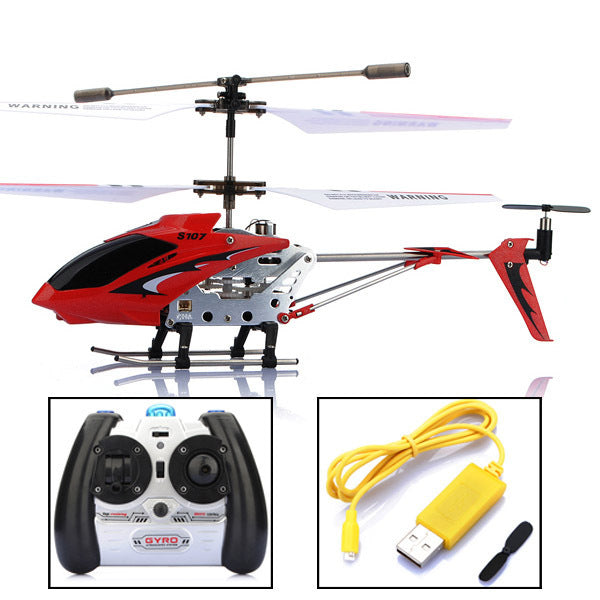 RC Helicopter With Gyro Radio Control Metal Alloy Fuselage R C Helicopter Toys